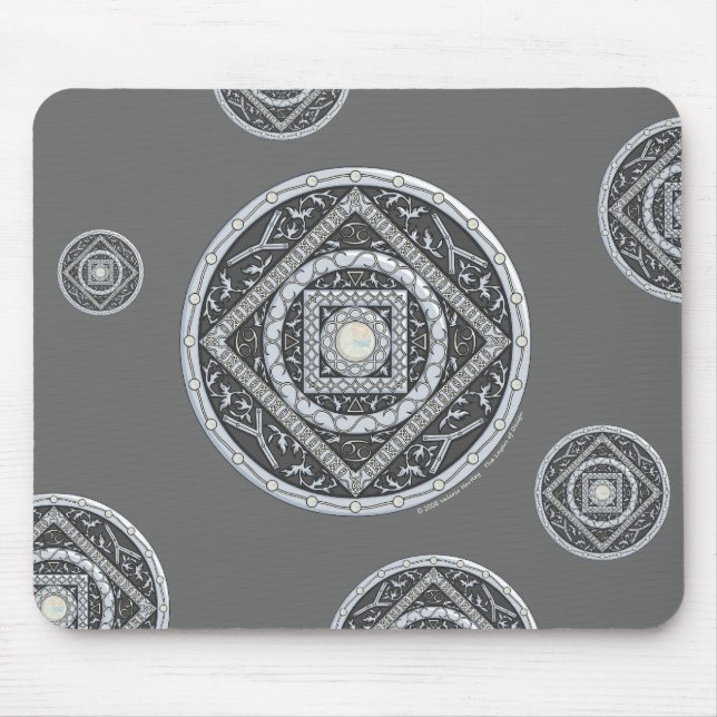 Cancer Mandala Mousepad Musmatta (Framsidan)