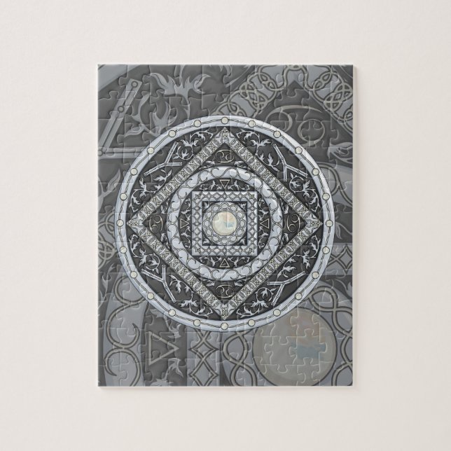 Cancer Mandala Puzzle Pussel (Vertikal)