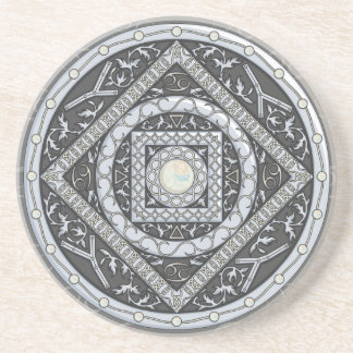 Cancer Mandala Underlägg Sandsten