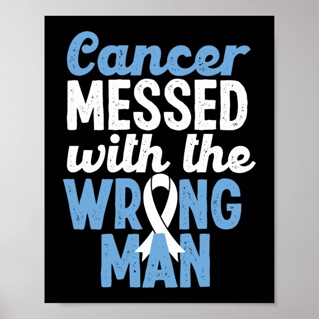 Cancer med fel man i lungcancer poster (Framsidan)