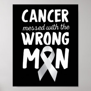 Cancer med fel man i lungcancer poster