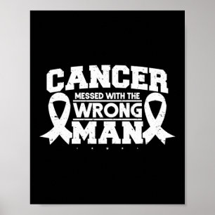 Cancer med fel man i lungcancer poster