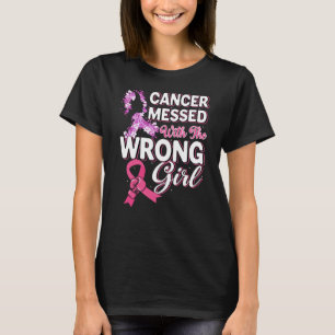 Cancer med feltändningen Ansikte-handskar T Shirt