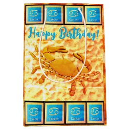 Cancer - Medium Gift Bag Grattis på födelsedagen