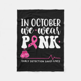 Cancer Medvetenhet I Oktober Vi Har Rosa Fleecefilt