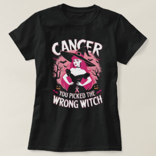 Cancer Medvetenhet Månad Outfit, Warrior Witch T Shirt