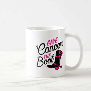 Cancer Medvetenhet om bröstcancer vid starten Kaffemugg