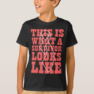 Cancer Medvetenhet Så Här Ser En Överlevare Ut T Shirt