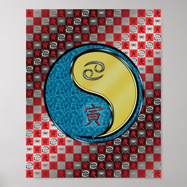 Cancer & Metall Tiger Poster (Framsidan)