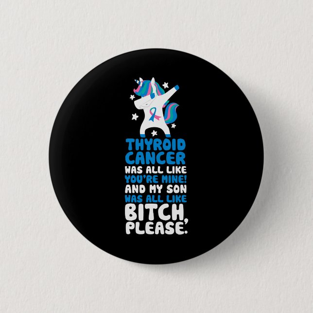 Cancer min son, snälla citera Unicorn Knapp (Framsida)