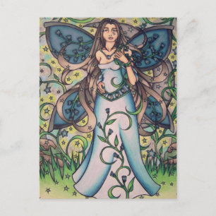 Cancer MoonChild Älvina Gudinna Vykort