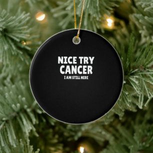 Cancer: Nicefördraget Cancer Julgransprydnad Keramik