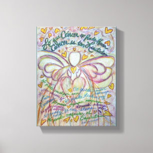 Cáncer No Puede Hacer Angel Canvas Art Painting