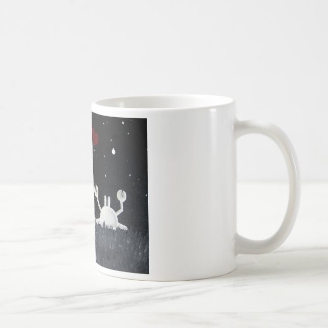 Cancer och Leo kärlekmugg Kaffemugg (Höger)