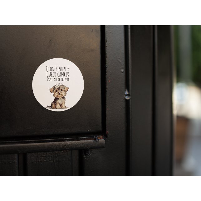 Cancer Patient Runt Klistermärke (Skapare uppladdad)