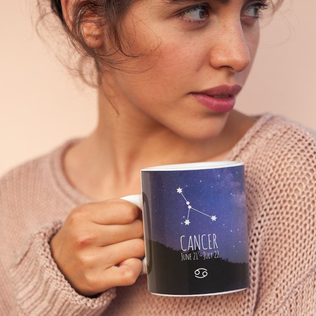 Cancer | Personlig Zodiac Constellation Kaffemugg (Skapare uppladdad)