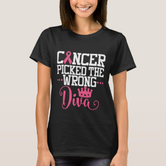 Cancer plockade fel diva| Motiveringsoffert T Shirt