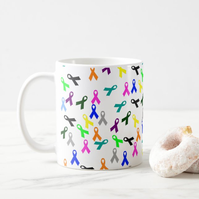 Cancer Ribbon Mugg (Med munk)