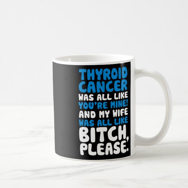 Cancer Roligten för min supportoffert för fru Kaffemugg (Höger)