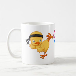 Cancer röra med den fla chicken kaffemugg