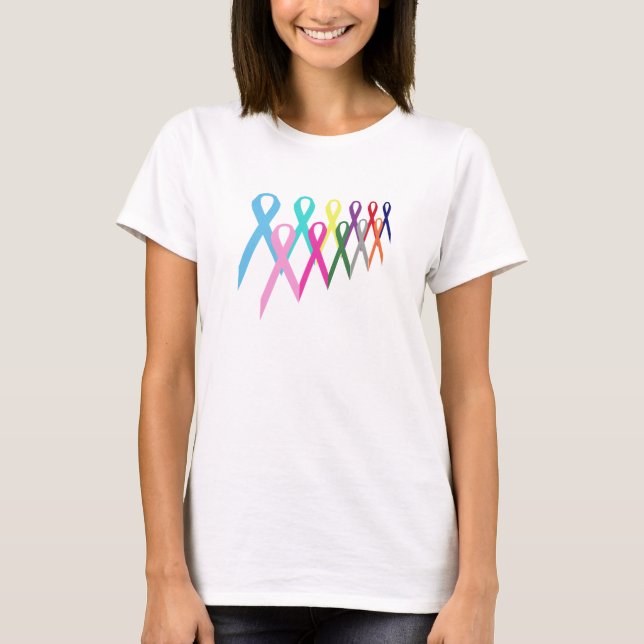 Cancer Rosett band T-Shirt av Heard_ (Framsida)