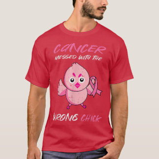 Cancer Saboterade Fel Hona Söt Bröstburk T Shirt