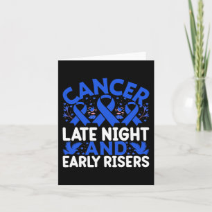 Cancer sent på kvällen och tidigt risers - World C Kort
