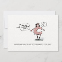 Cancer Shame Funny Cancer Postcard