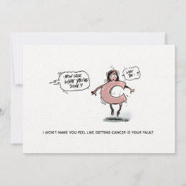 Cancer Shame Funny Cancer Postcard