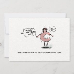 Cancer Shame Funny Cancer Postcard