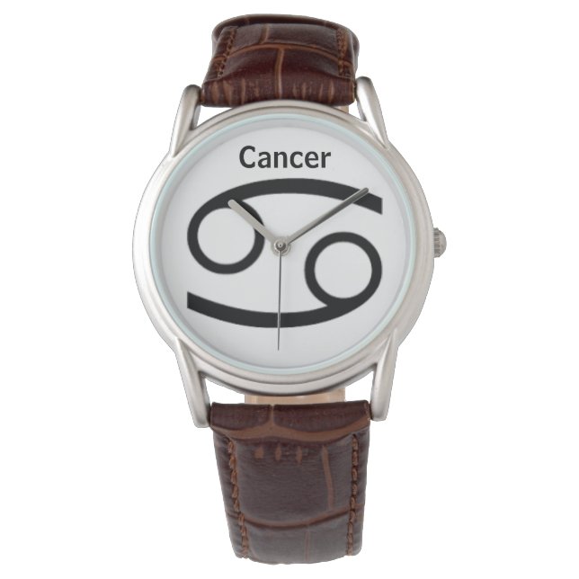 Cancer Sign av Zodiac. Manar Watches. Armbandsur (Framsida)