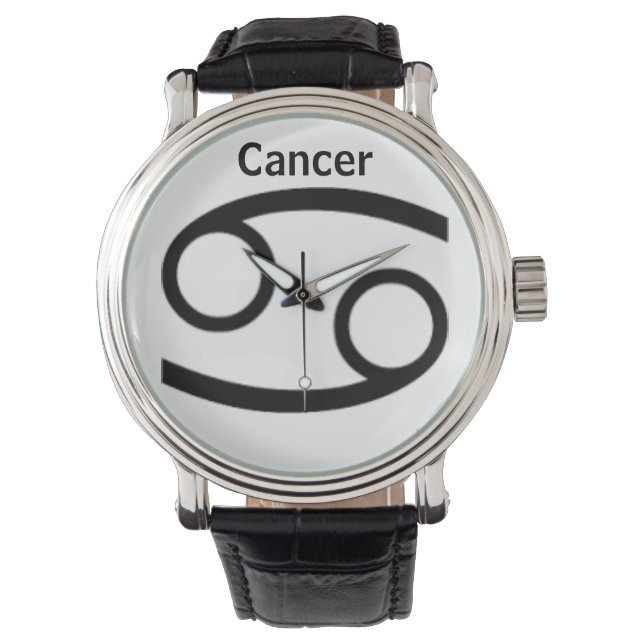 Cancer Sign av Zodiac. Manar Watches. Armbandsur (Framsida)