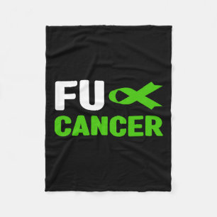 Cancer - Skit Gallgångscancer Medvetenhet 2 Fleecefilt