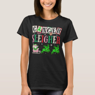 Cancer Sleigher jul Santa Lymphoma T Shirt