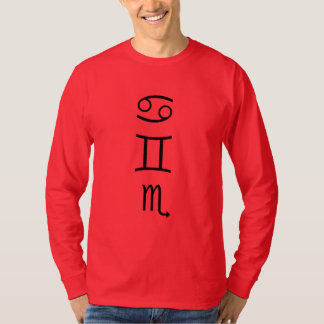 Cancer-sol Gemini-måne, Scorpio-resning T-shirt