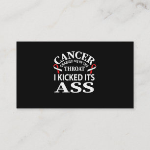 Cancer som jag rånade av hotet jag fick visitkort