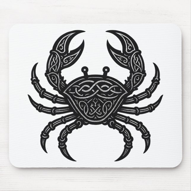 Cancer — Spöklik bläck Zodiakkräfta Musmatta (Framsidan)