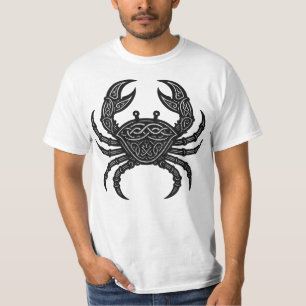 Cancer — Spöklik bläck Zodiakkräfta T Shirt