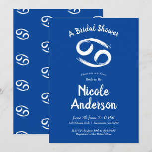 CANCER Stjärntecken Astrologi Juni Juli Bröllopsfe Inbjudningar