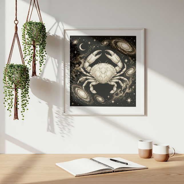 Cancer Stjärntecken Celestial Astrologi Poster (Skapare uppladdad)