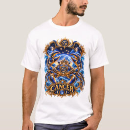 Cancer Stjärntecken – Celestial Krabba Astrologi L T Shirt