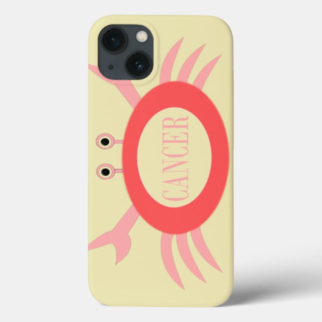 Cancer Stjärntecken Crab iPad Case (Baksida)