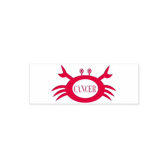 Cancer Stjärntecken Crab Self Inking Frimärke Självfärgande Stämpel (Design)