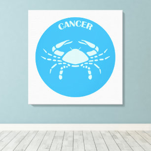 Cancer, Stjärntecken, Horoskop, Astrologi Canvastryck
