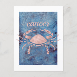 Cancer Stjärntecken Postkort Vykort