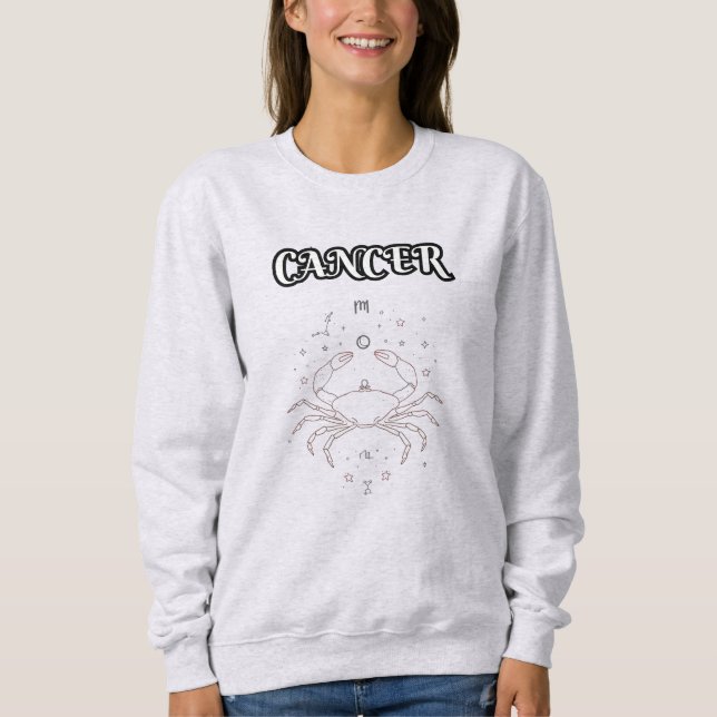 cancer stjärntecken t shirt (Framsida)