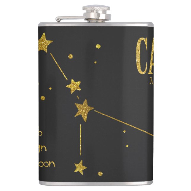 Cancer Stjärntecknet Crab Fickplunta (Framsidan)