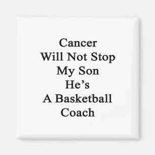 Cancer stoppar inte min son han är en basketboll C Magnet