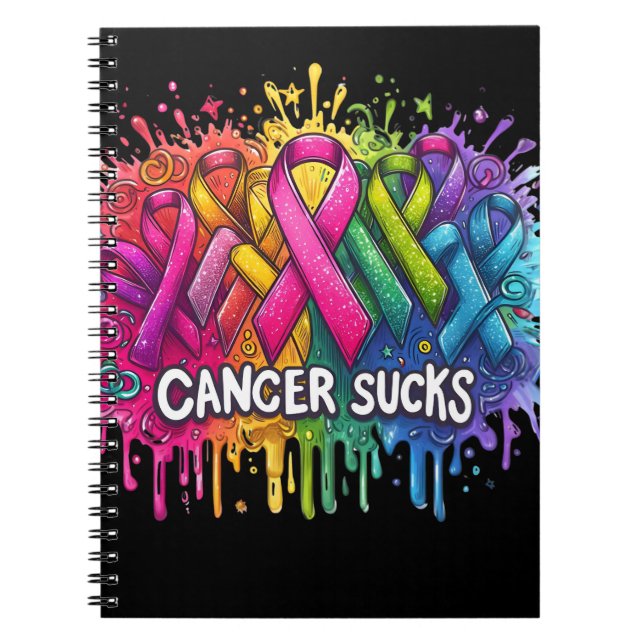 Cancer Sucks Anteckningsbok (Framsidan)