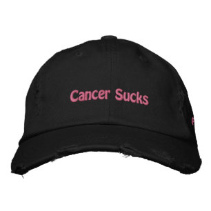 Cancer Sucks Broderad Keps